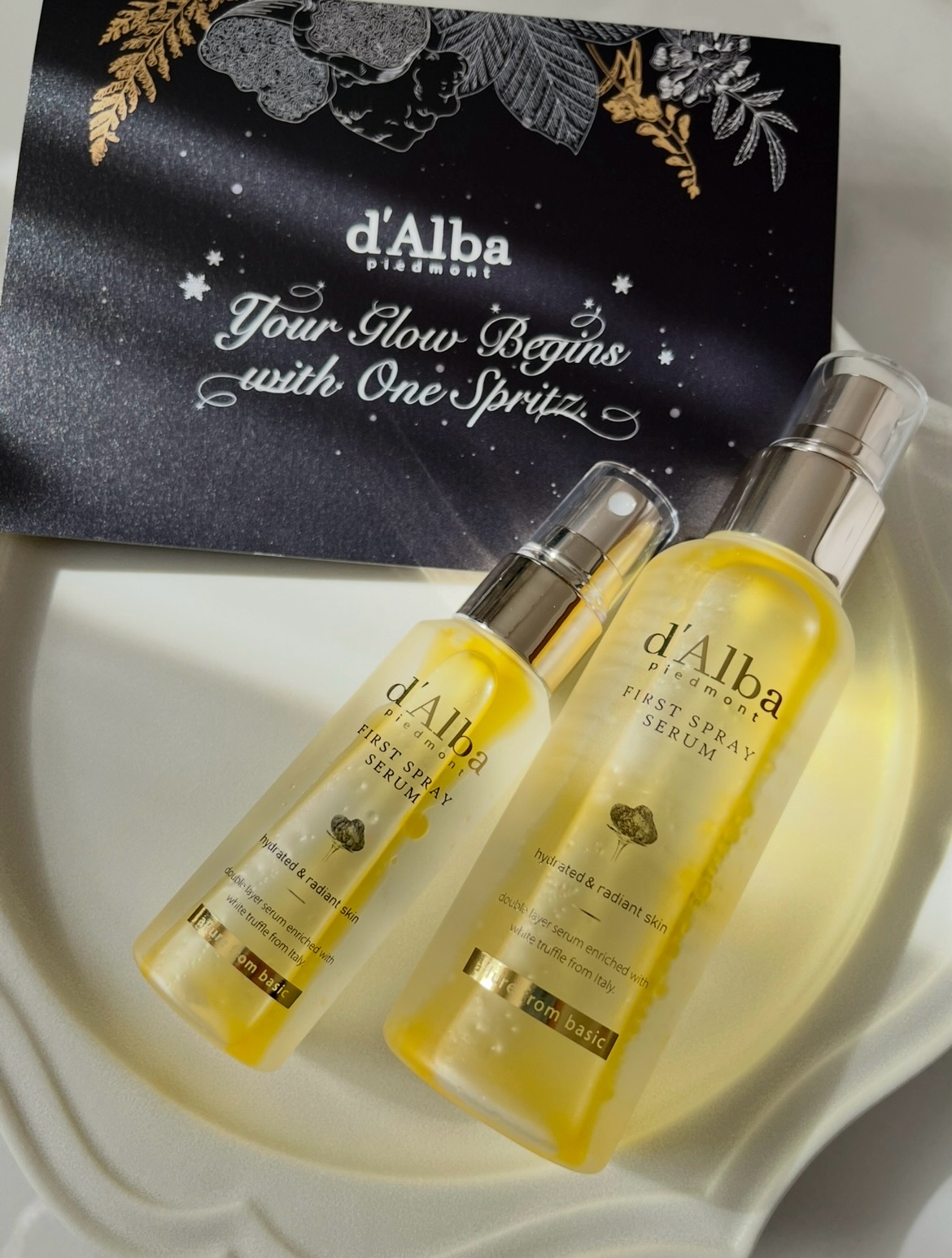 ダルバ ホワイトトリュフファーストスプレーセラム/ダルバ/ミスト状化粧水を使ったクチコミ（1枚目）