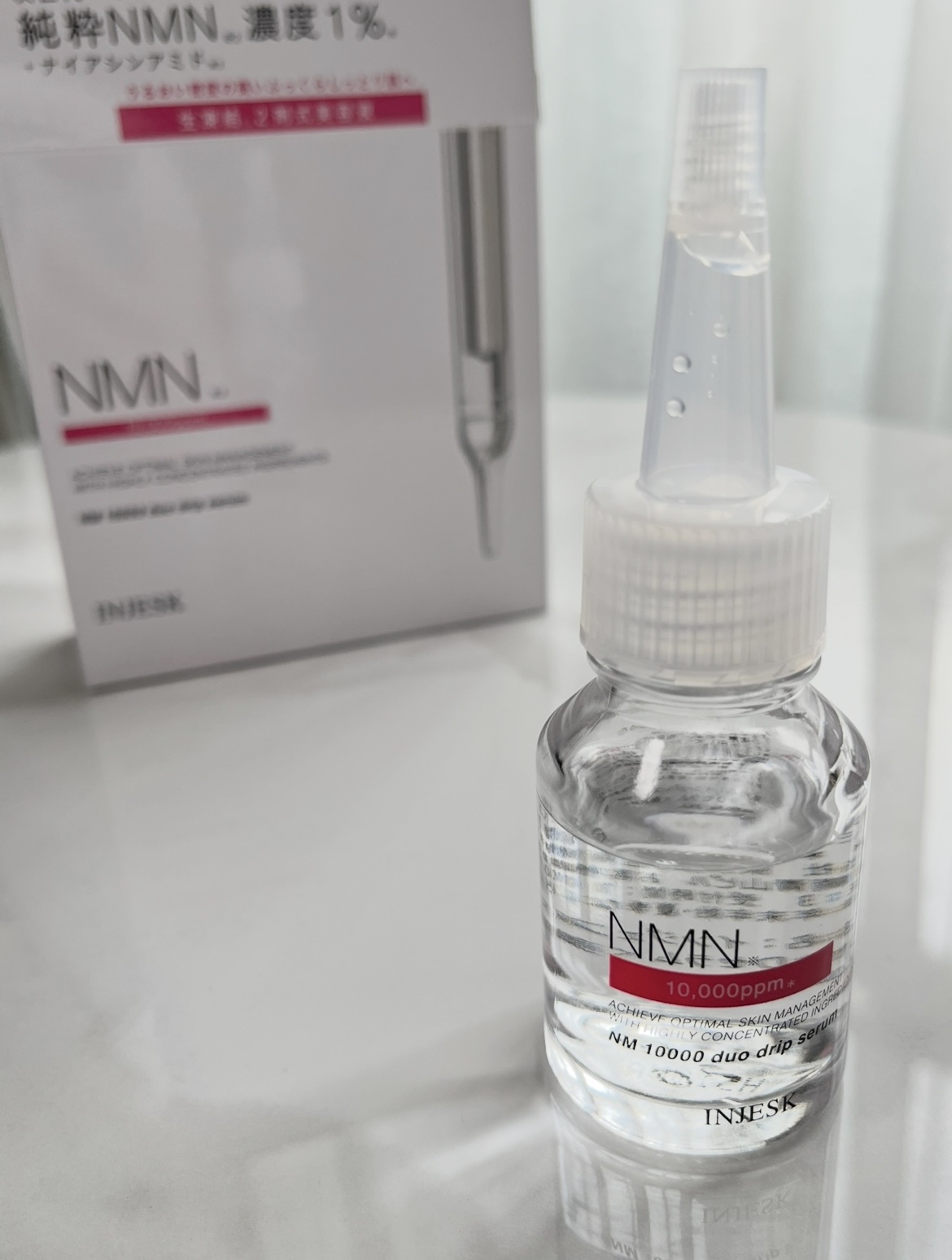 ⋆ 𓂃𓈒 ⋆˚｡ ۫◌۫ 🧸𓍯ོ 🫧🤍

【INJESK インジェスク】

☁️NM 1000デュオドリップセラム


マツキヨココカラ＆カンパニーから発売されたNMN美容液！✨

2剤式美容液で自分で作るタイプの美容液で作りた