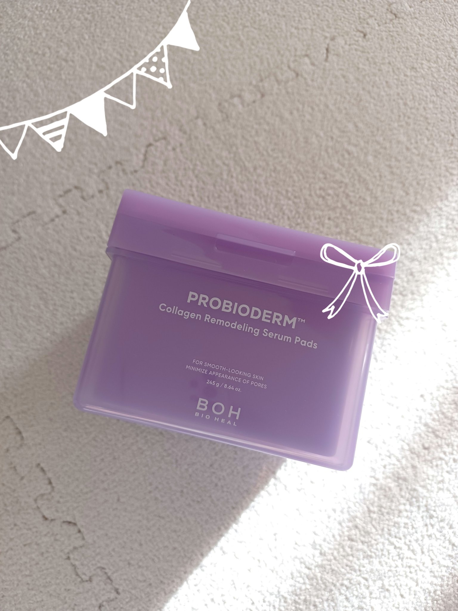 プロバイオダーム™ コラーゲンリモデリングセラムパッド/BIOHEAL BOH/シートマスク・パックを使ったクチコミ（1枚目）