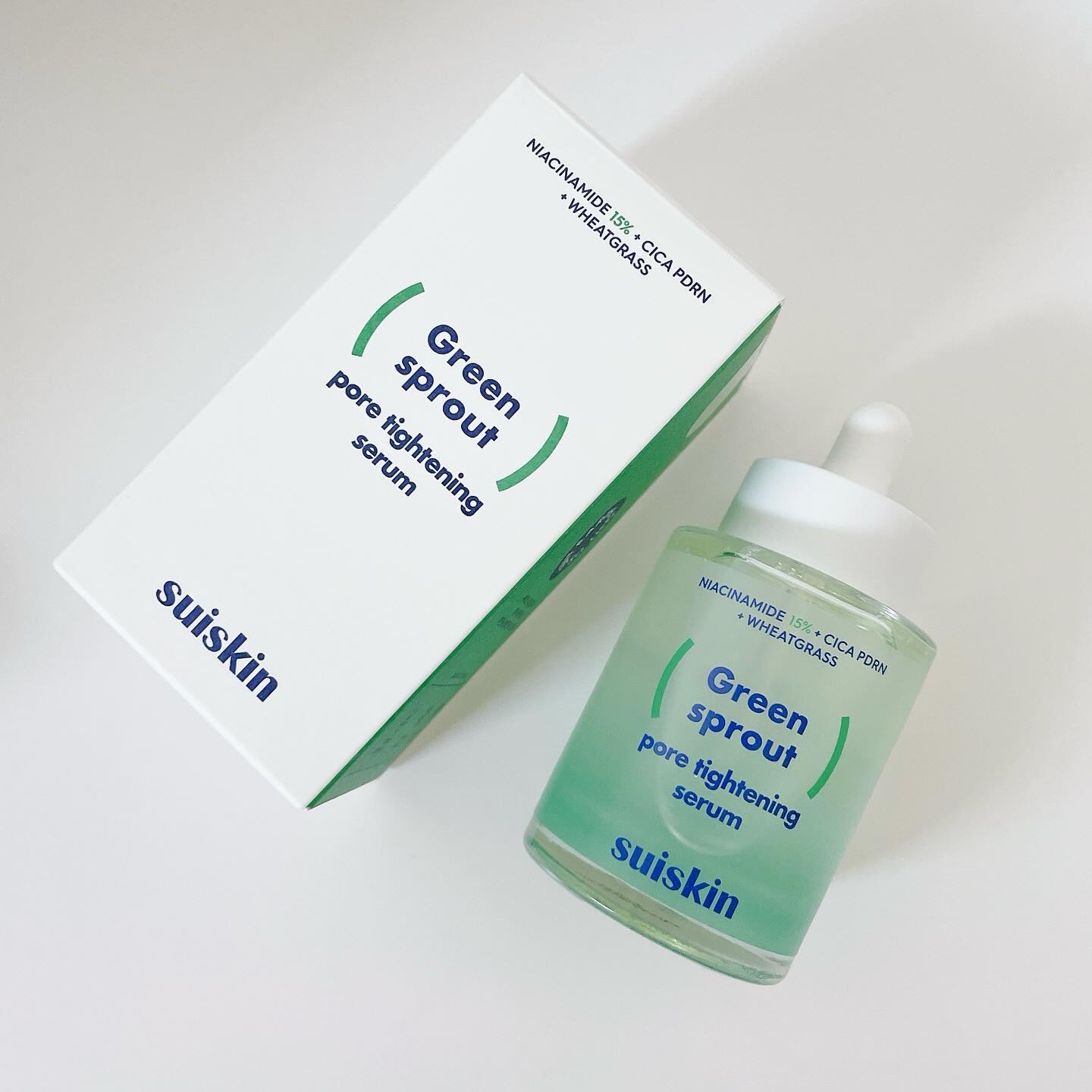 若芽ポアタイトニングセラム/suiskin/美容液を使ったクチコミ（2枚目）