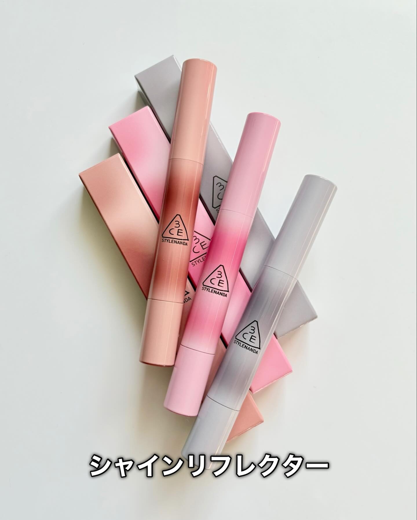 3CE シャインリフレクター/3CE/口紅を使ったクチコミ（2枚目）