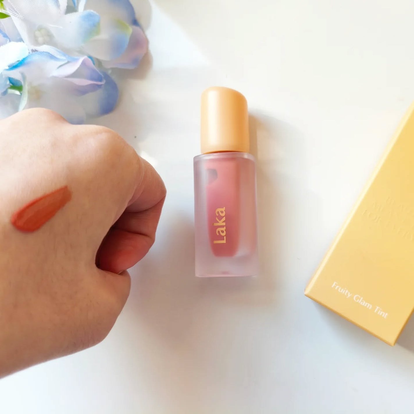 フルーティーグラムティント/Laka/リップティントを使ったクチコミ(3枚目)