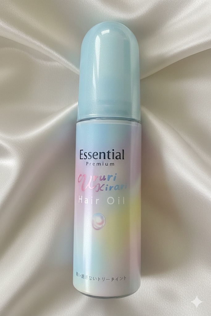 エッセンシャル プレミアム うるりキラリオイル/エッセンシャル/ヘアオイルを使ったクチコミ（1枚目）