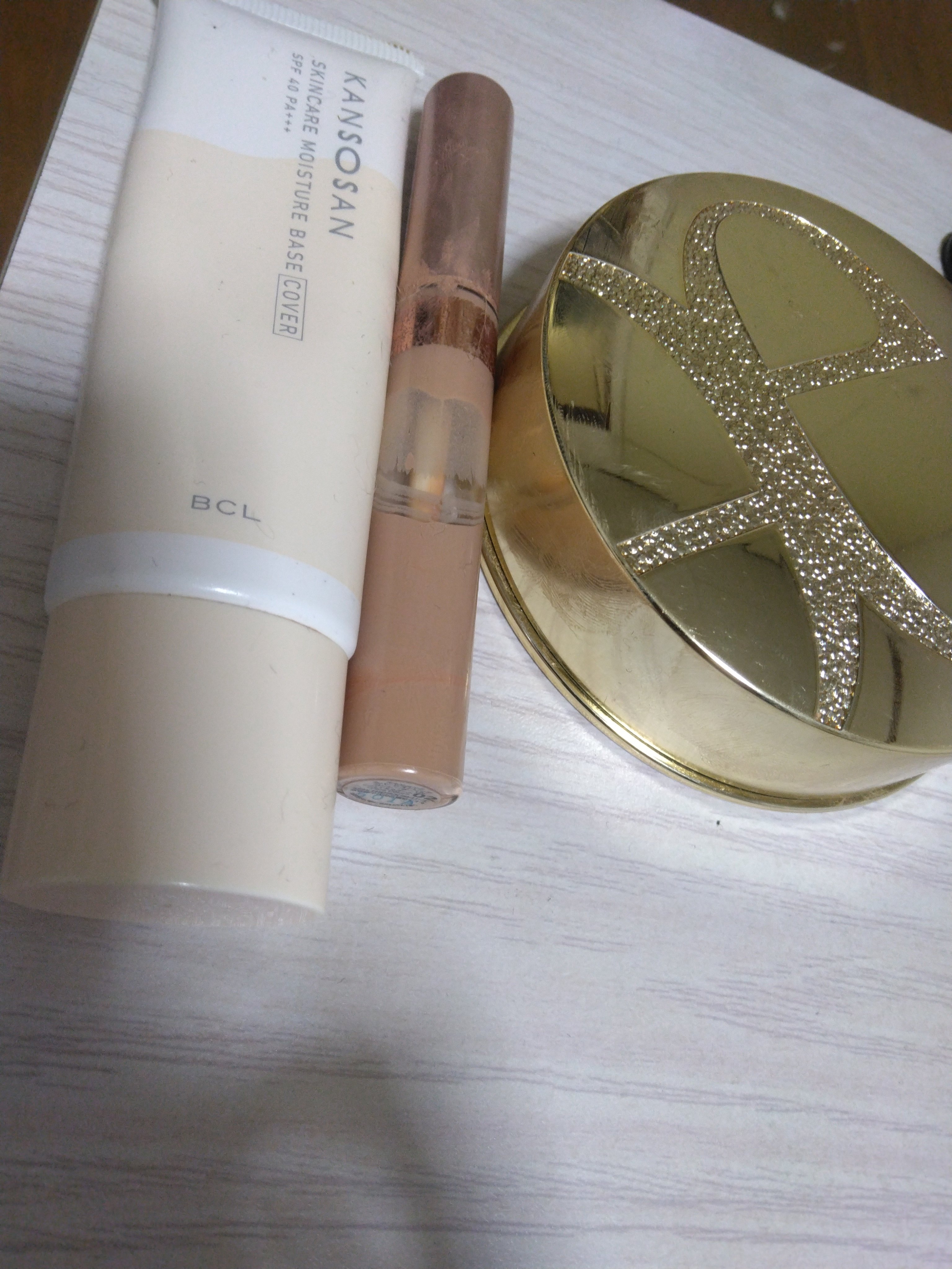 カバー＆ストレッチコンシーラー UV 02 ナチュラルベージュ（新）/キャンメイク/リキッドコンシーラーを使ったクチコミ（1枚目）