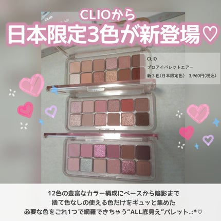 プロ アイ パレット エアー/CLIO/アイシャドウパレットを使ったクチコミ(2枚目)
