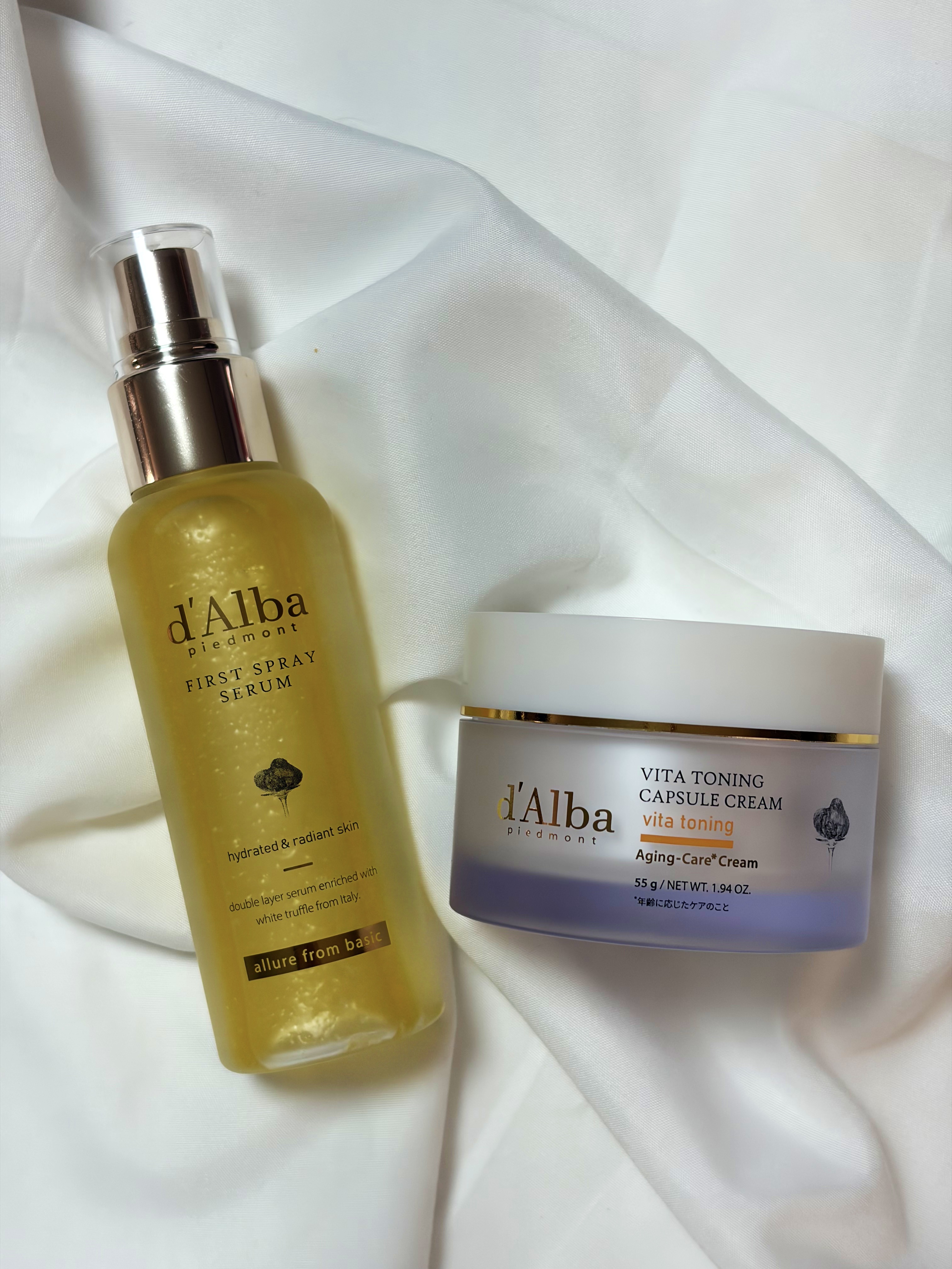 ビタトーニングカプセルクリーム/ダルバ/フェイスクリームを使ったクチコミ（1枚目）