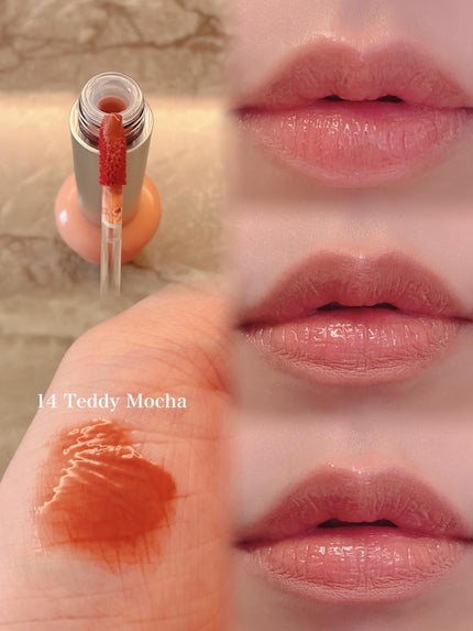 ドットオンムードリップペンシル 12 キャラメルベージュ/Heart Percent/リップライナーを使ったクチコミ(3枚目)