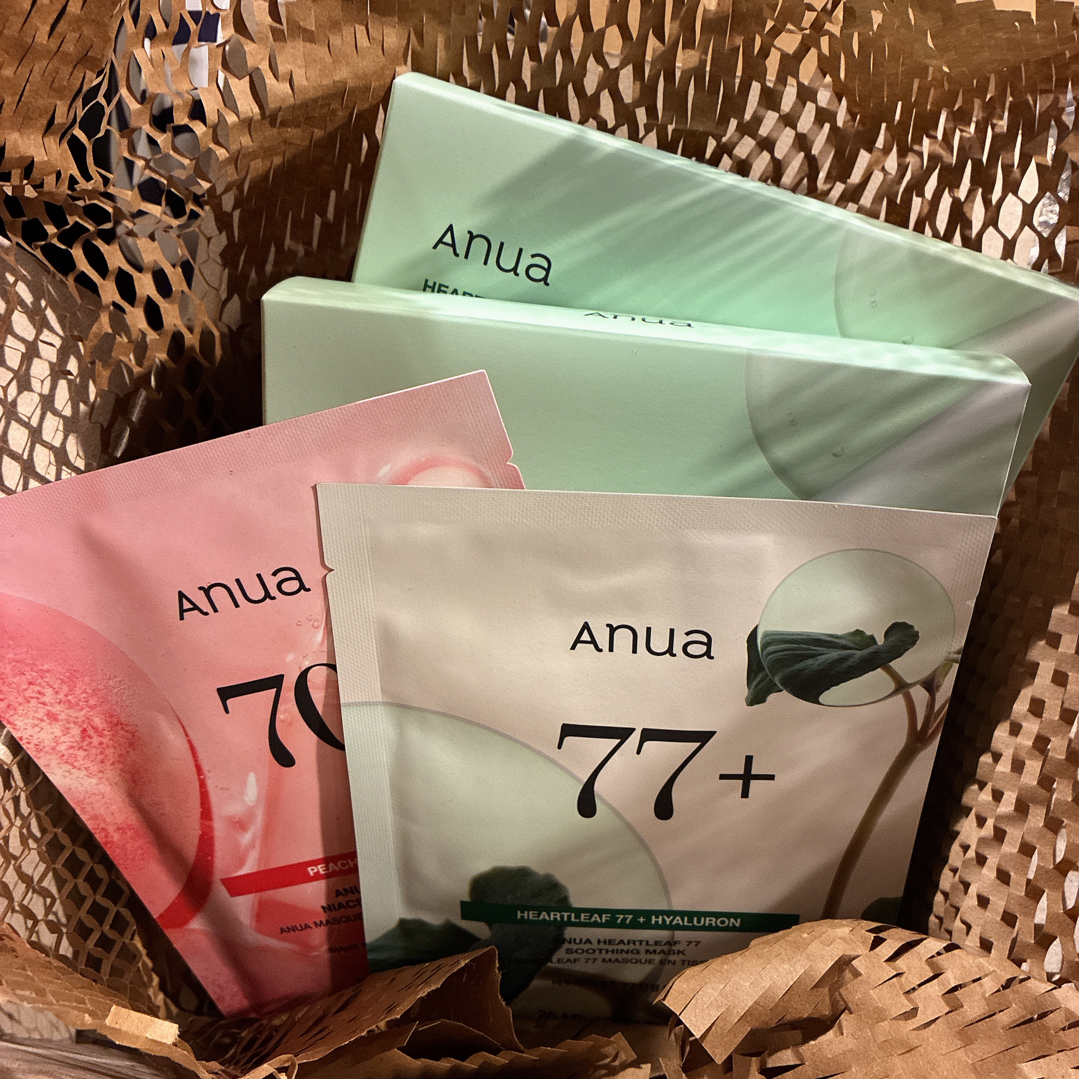 桃70％ナイアシンシートマスク 1枚入り/Anua/シートマスク・パックを使ったクチコミ（1枚目）