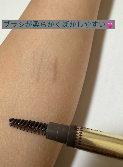 ブラシ付きアイブロウ繰り出し/CEZANNE/アイブロウペンシルを使ったクチコミ(5枚目)