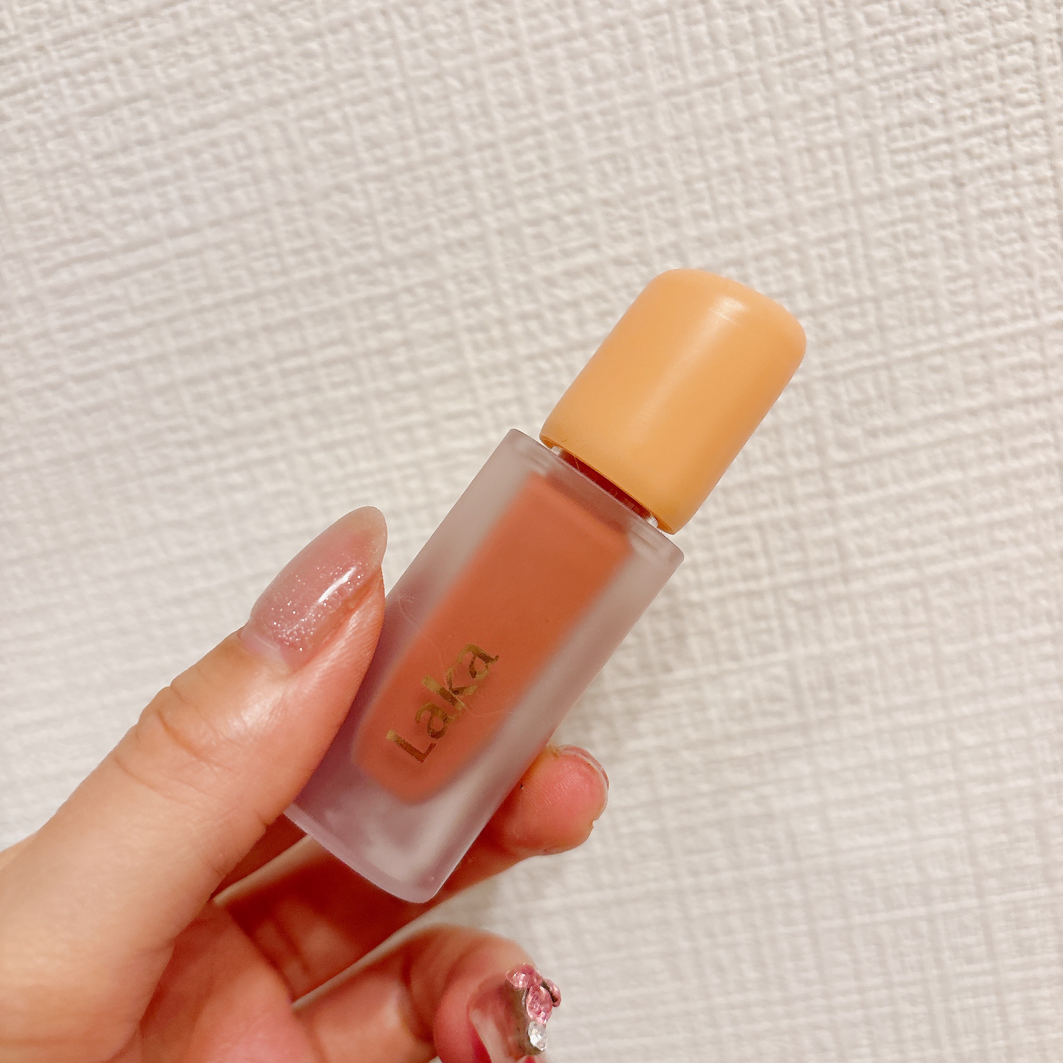 フルーティーグラムティント 125 マンゴー/Laka/リップティントを使ったクチコミ（1枚目）