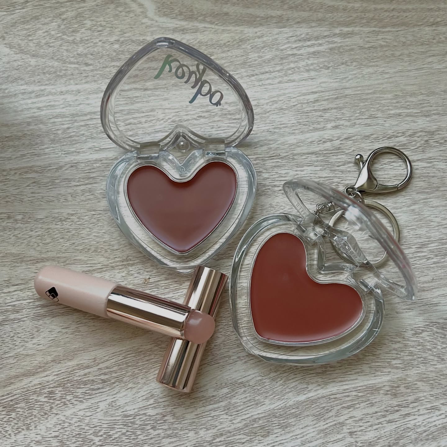 ハートキーリング リップ＆チーク/keybo/口紅を使ったクチコミ（1枚目）
