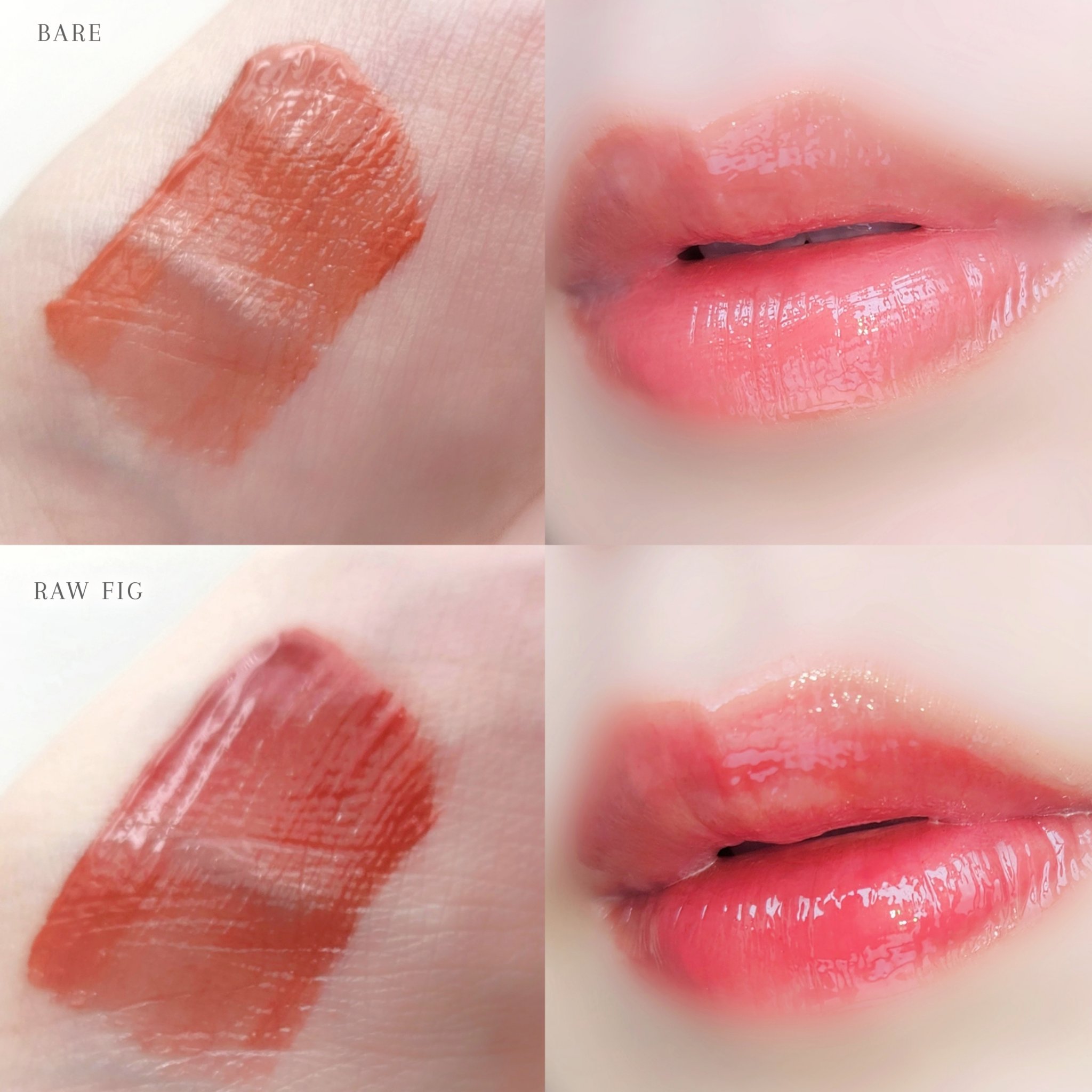 ロウグロウジェルティント R012 ロウ・フィグ（ミニ）/hince/リップティントを使ったクチコミ（3枚目）