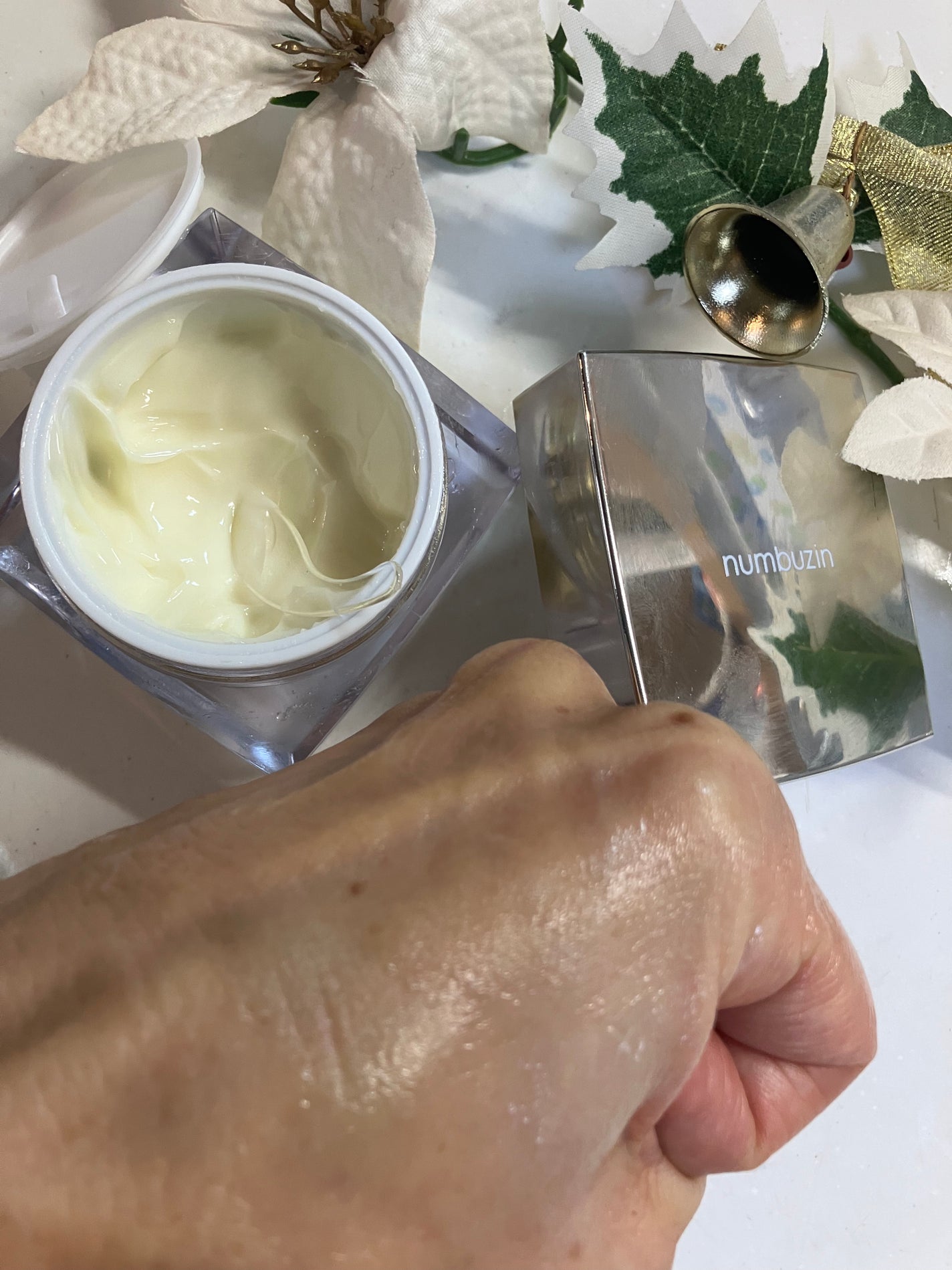 5番 白玉グルタチオンCメラゼロクリーム/numbuzin/フェイスクリームを使ったクチコミ(3枚目)