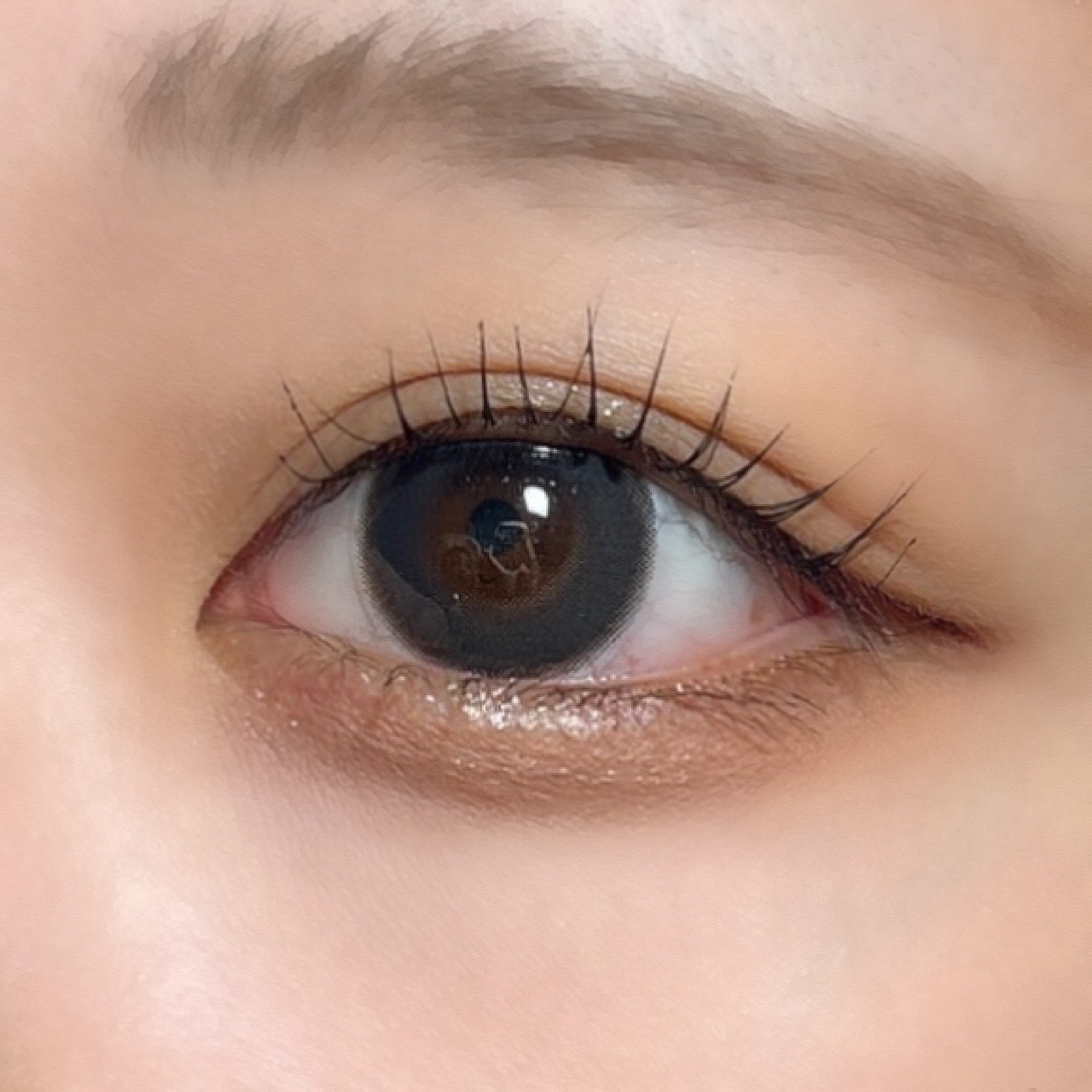 メランジェ+シュエット ナイトニュイ/MELANGE BY MAGICCOLOR/カラーコンタクトレンズを使ったクチコミ（3枚目）