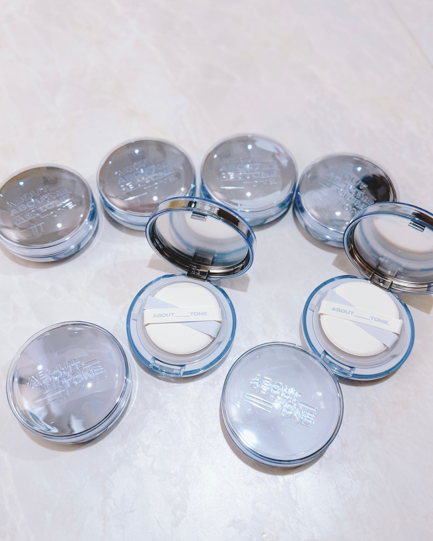 ウォーターレイヤーフィットクッション/ABOUT TONE/クッションファンデーションを使ったクチコミ(4枚目)