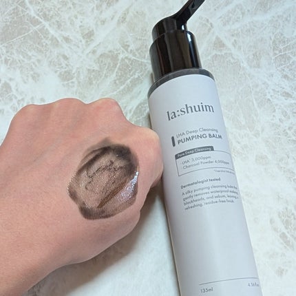 ラ・シューム LHA ディープクレンジング ポンピング バーム/la:shuim/クレンジングバームを使ったクチコミ(4枚目)