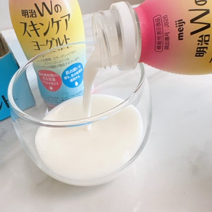 明治Wのスキンケアヨーグルト/明治/飲むヨーグルトを使ったクチコミ(3枚目)