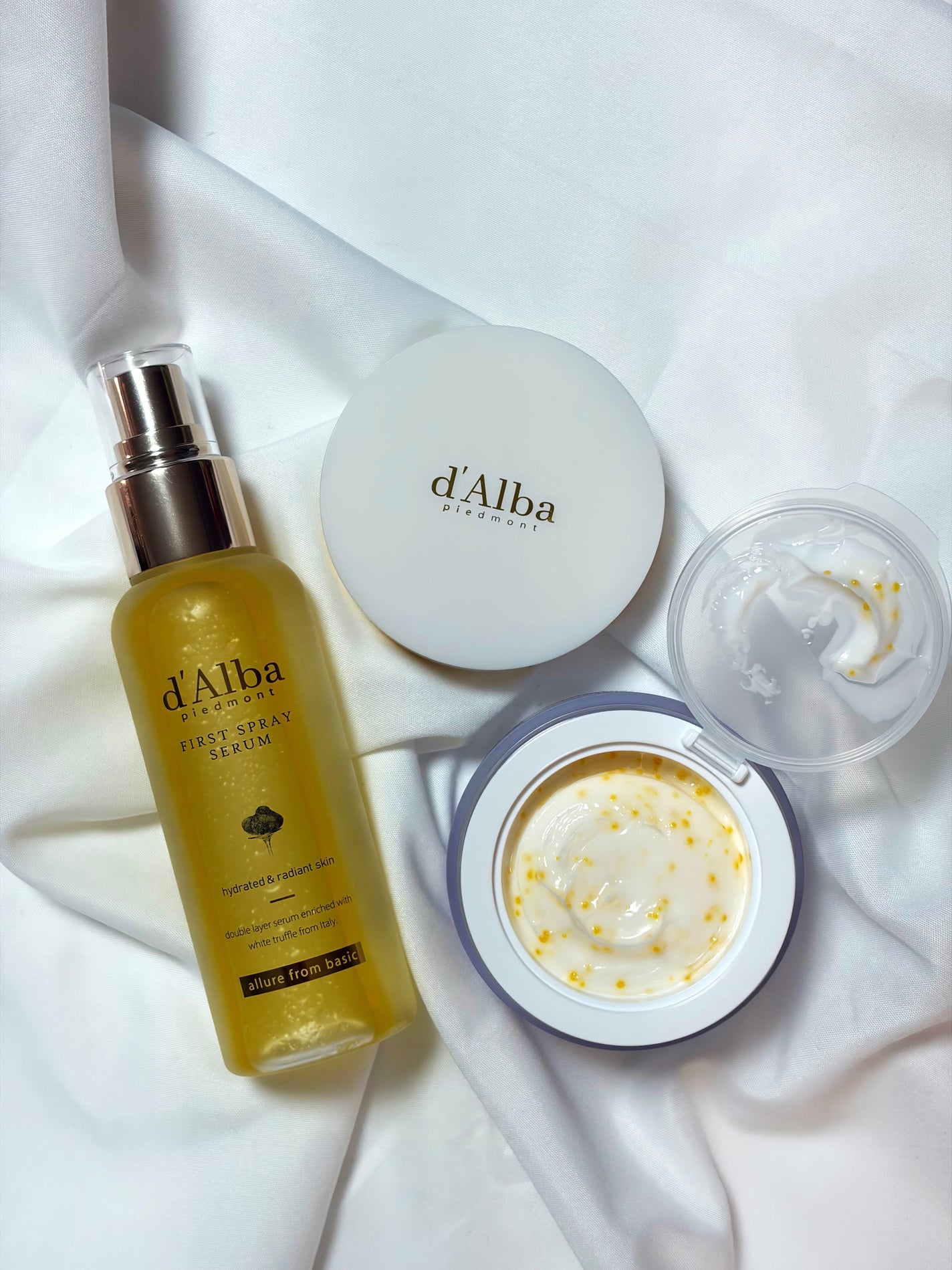 ダルバ ホワイトトリュフファーストスプレーセラム/ダルバ/ミスト状化粧水を使ったクチコミ(2枚目)