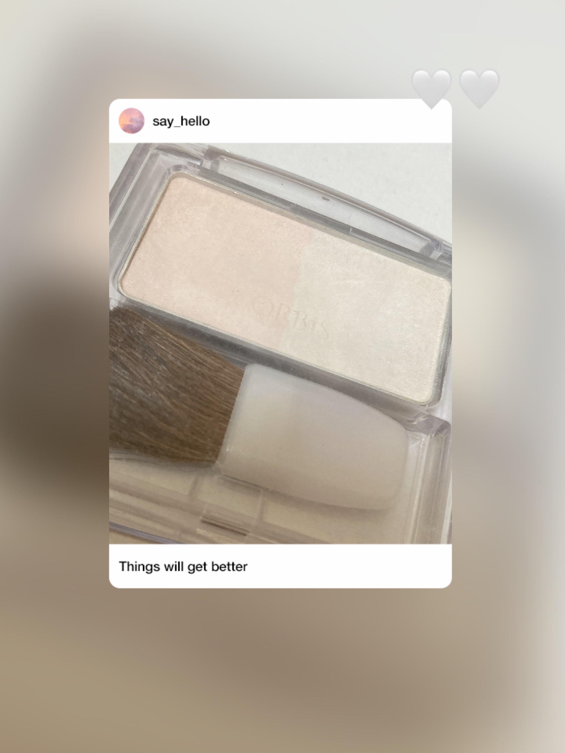 ナチュラルフィットチーク/オルビス/パウダーチークを使ったクチコミ（1枚目）