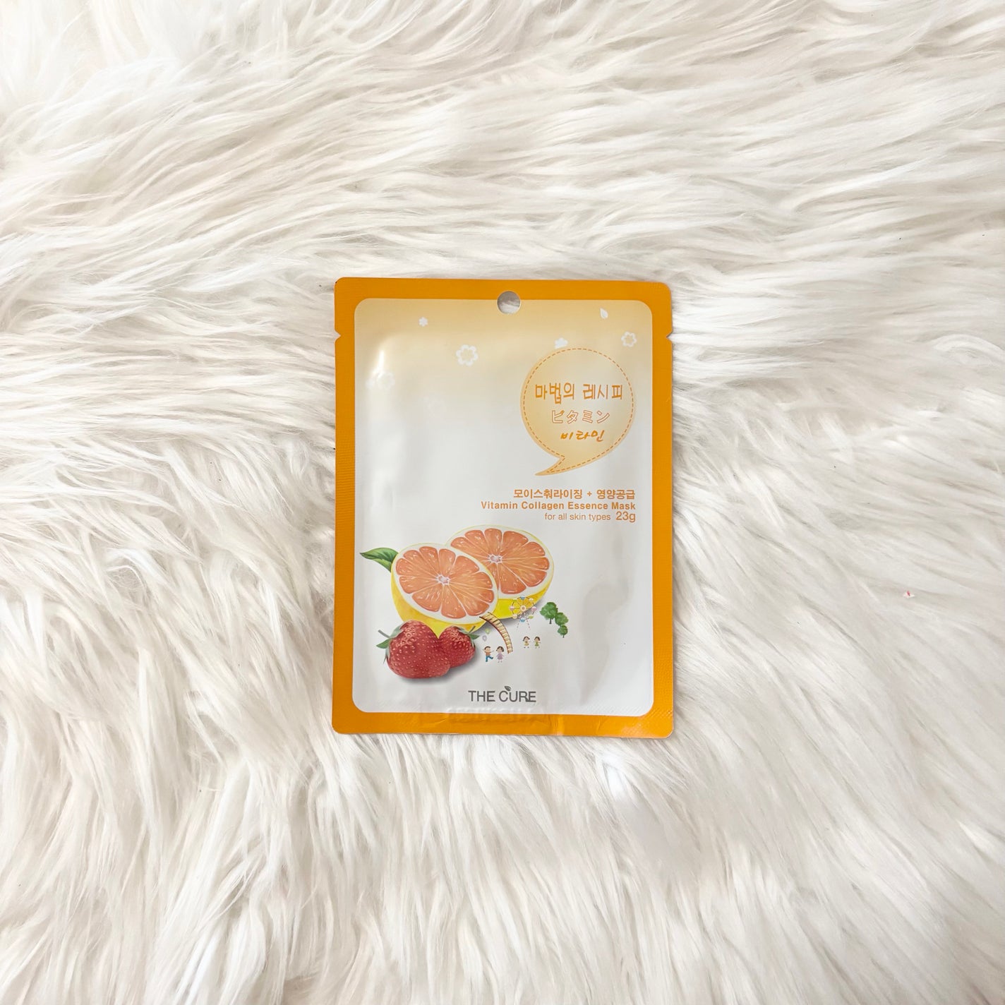 ビタミンコラーゲンエッセンスマスク/THE CURE(ザキュア)/シートマスク・パックを使ったクチコミ(1枚目)
