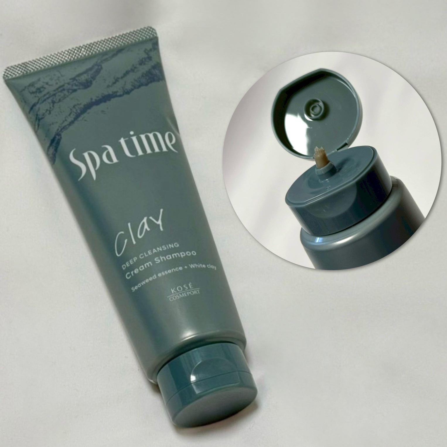 スパタイム クリームシャンプー （ディープクレンジング）/Spa time/市販シャンプーを使ったクチコミ（2枚目）