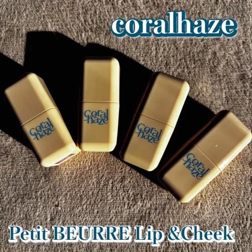 プチブール リップ＆チーク/Coralhaze/口紅を使ったクチコミ（1枚目）