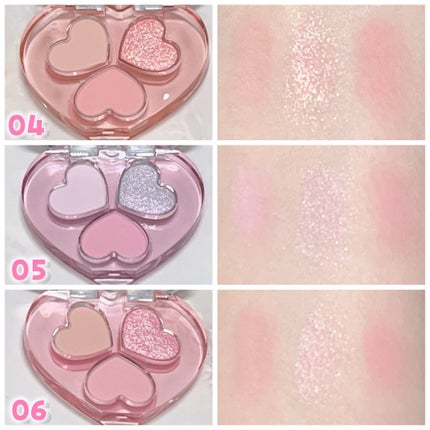 ラブクローバーパレット/from2aN/アイシャドウパレットを使ったクチコミ(3枚目)