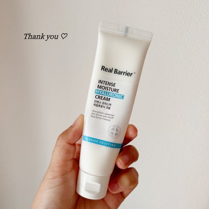 インテンスモイスチャーヒアルロニッククリーム/Real Barrier/フェイスクリームを使ったクチコミ(1枚目)