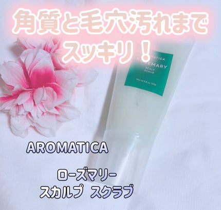 ローズマリー スカルプ スクラブ/AROMATICA/ヘッドスクラブを使ったクチコミ(1枚目)