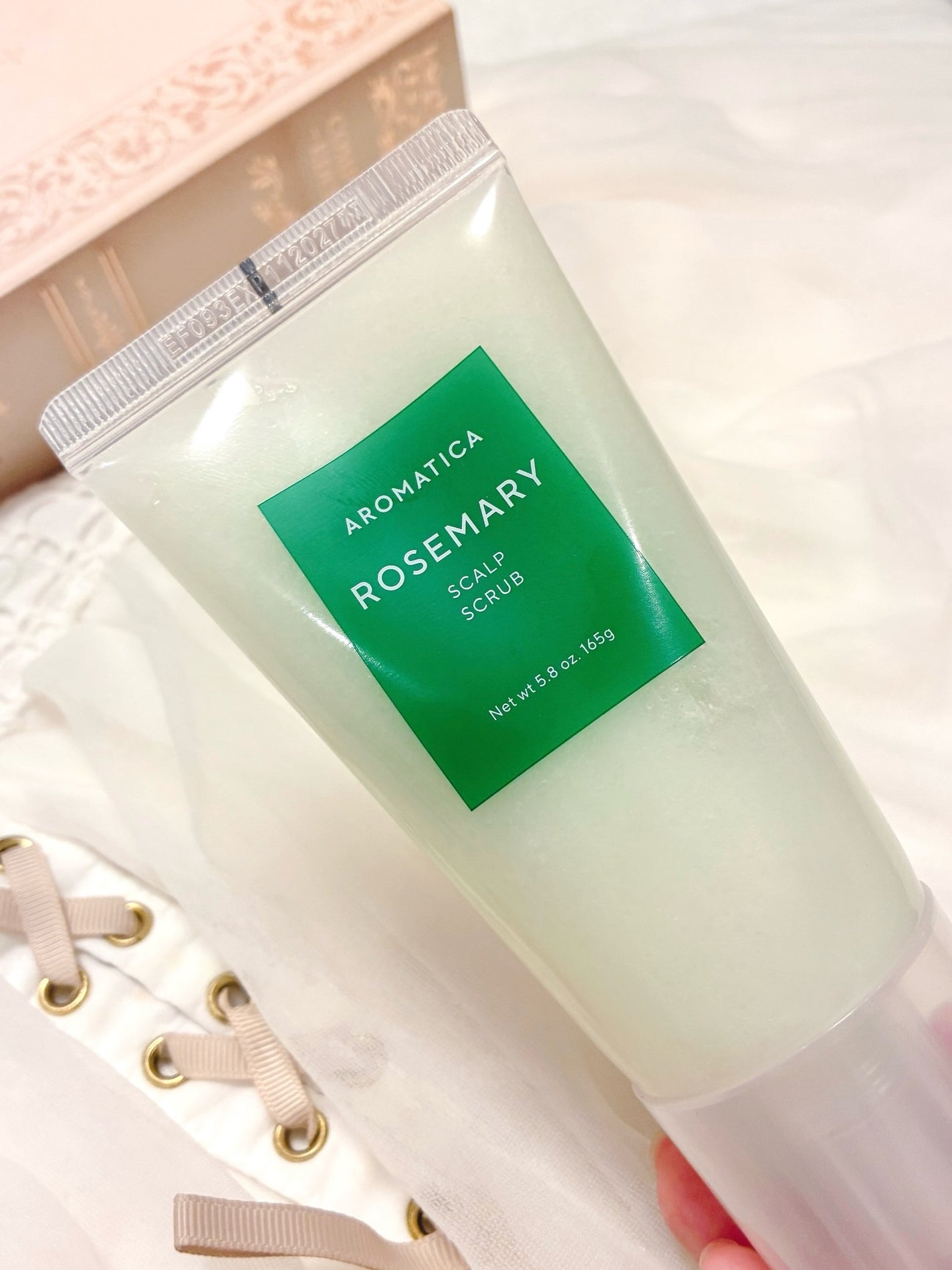 ローズマリー スカルプ スクラブ/AROMATICA/ヘッドスクラブを使ったクチコミ(1枚目)