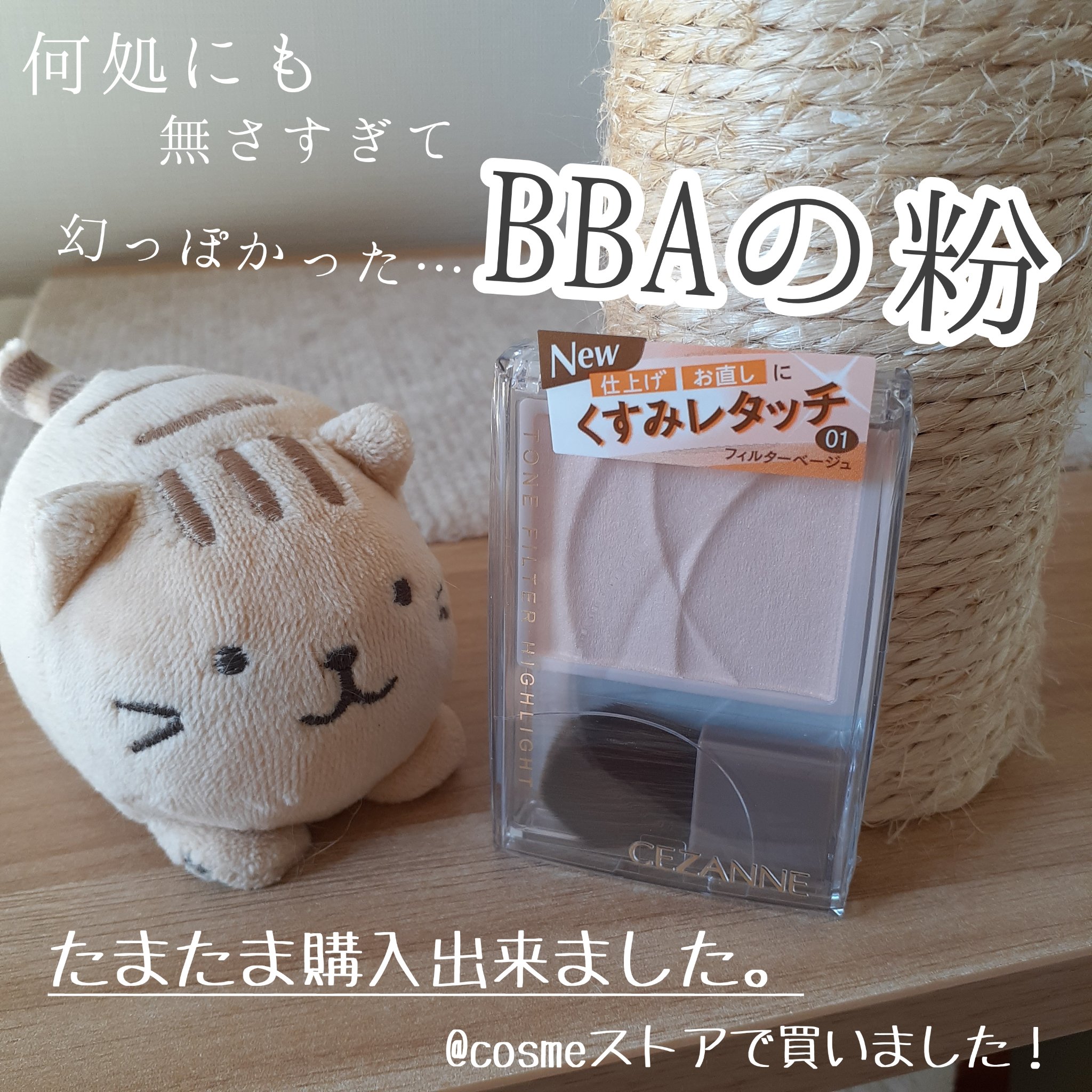 トーンフィルターハイライト/CEZANNE/パウダーハイライトを使ったクチコミ（1枚目）