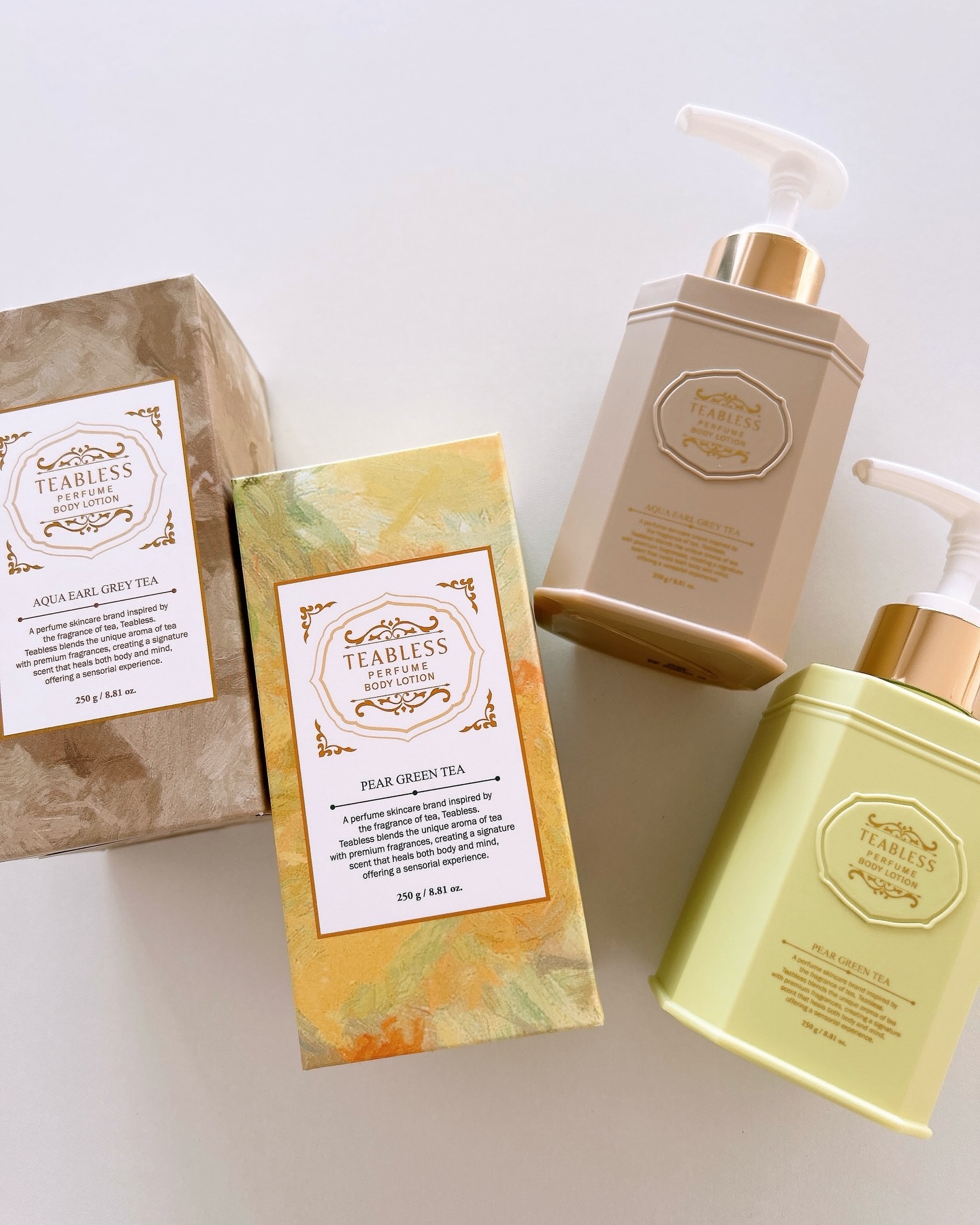 アクアアールグレイティーパフュームボディローション/TEABLESS/ボディローションを使ったクチコミ（1枚目）