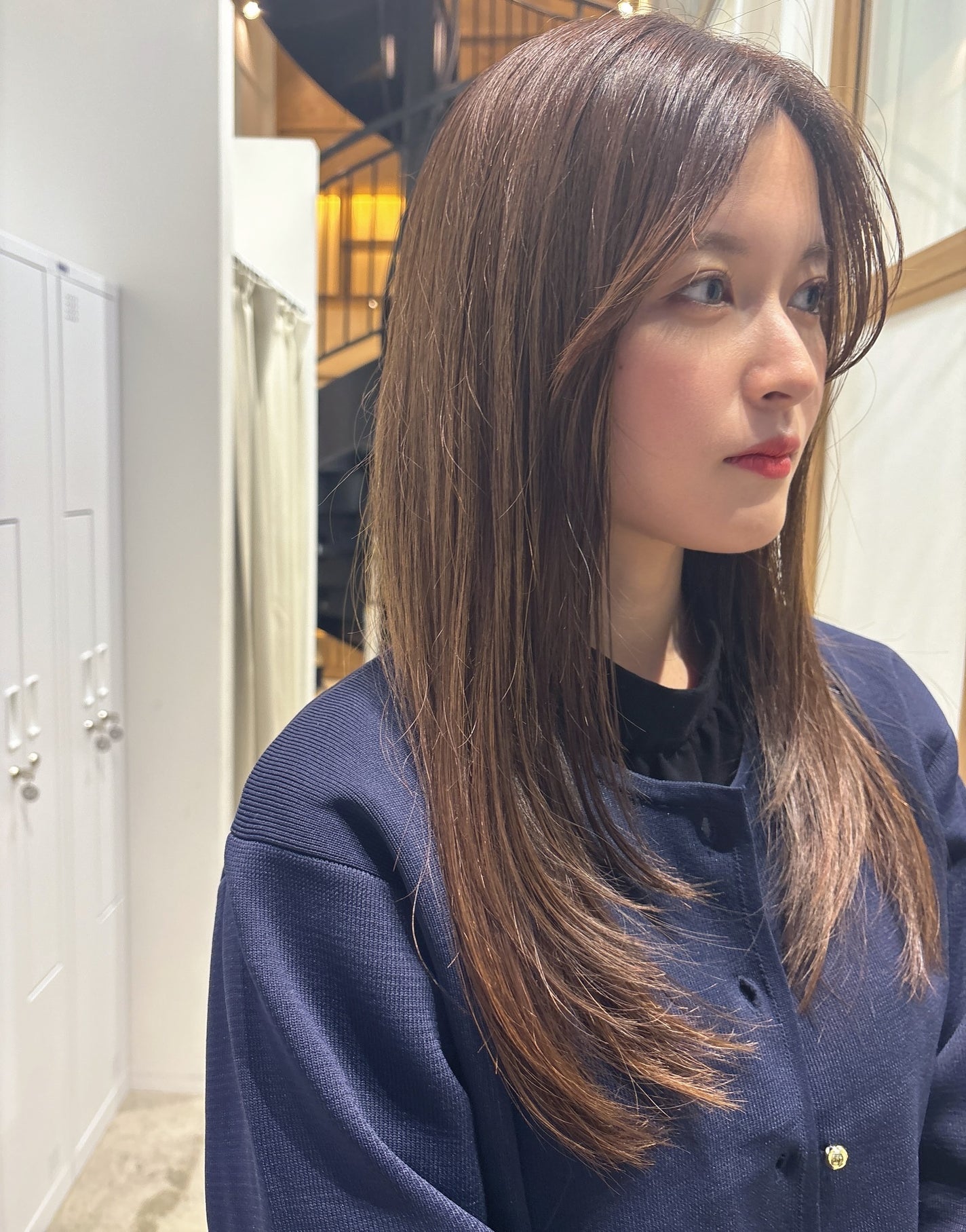 ゆうひ☁*°美容師 on LIPS 「オリーブベージュ🫒×レイヤーカット画像は保存してカウンセリング..」(1枚目)