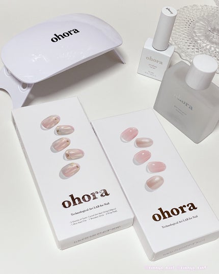セミキュアジェルネイル(ハンド)/ohora/ネイルシールを使ったクチコミ(8枚目)