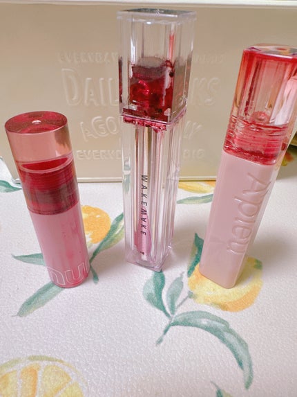 デュイジェルグロウティント/wakemake/リップティントを使ったクチコミ(1枚目)