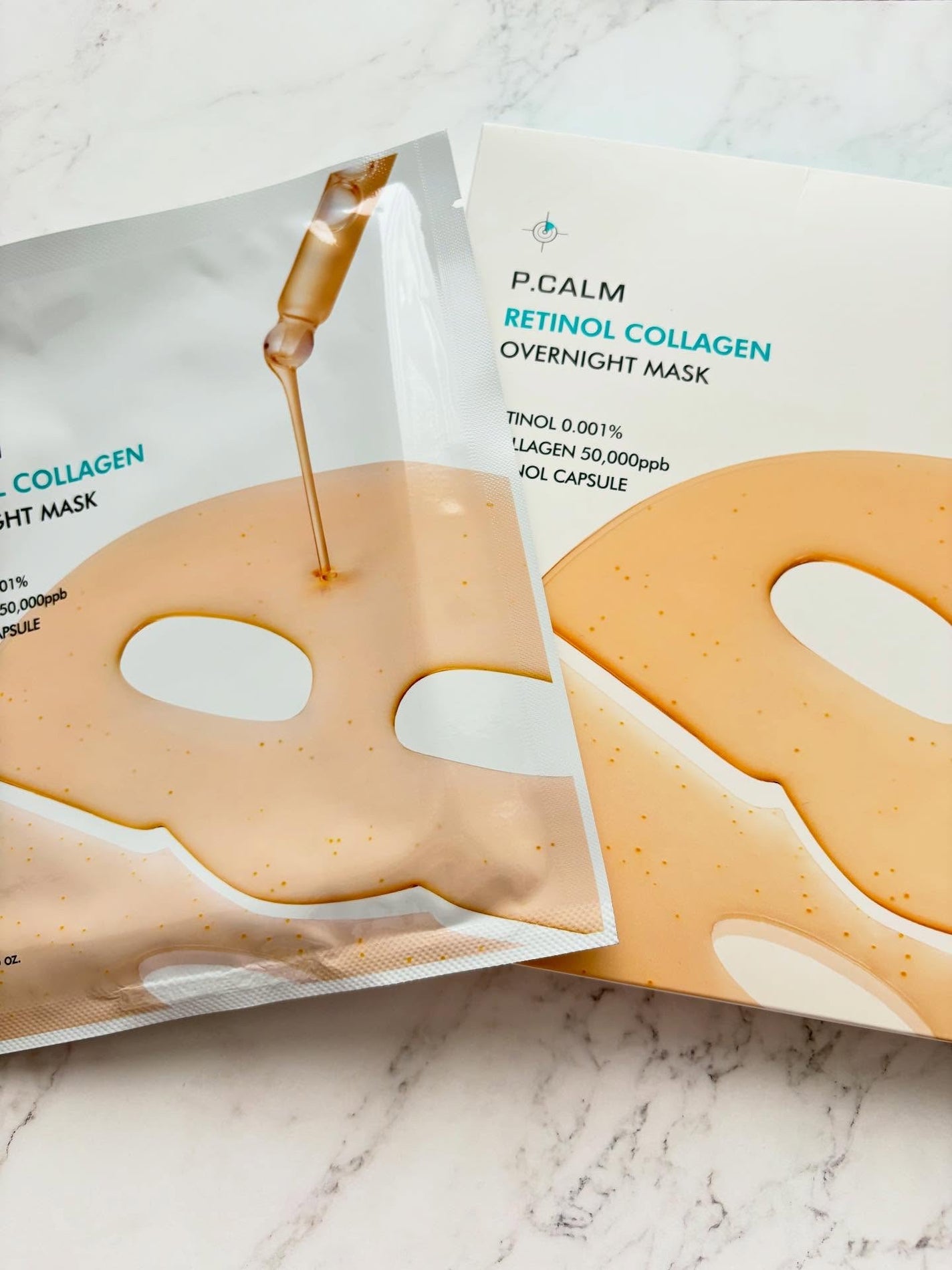 レチノール コラーゲン オーバーナイト マスク/P.CALM/シートマスク・パックを使ったクチコミ(1枚目)