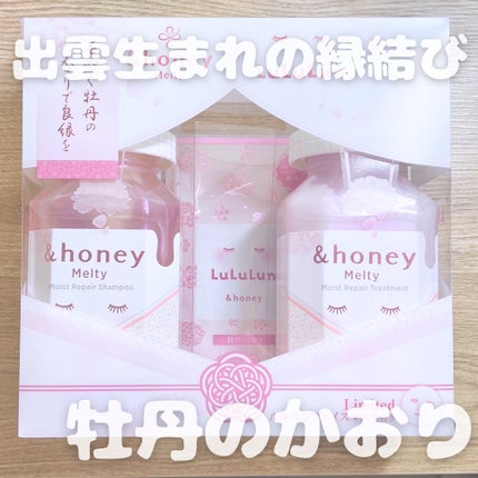 メルティ モイストリペア ルルルンコラボ シャンプー&ヘアトリートメント 限定ペアセット/&honey/その他キットセットを使ったクチコミ(1枚目)