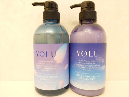 ヨル サクラ リラックスナイトリペアシャンプー/トリートメント/YOLU/市販シャンプーを使ったクチコミ(1枚目)