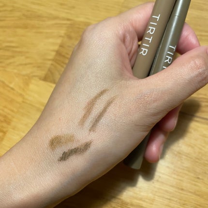 スキニーブロウペンシル&ブロウマスカラ/TIRTIR(ティルティル)/アイブロウペンシルを使ったクチコミ(2枚目)