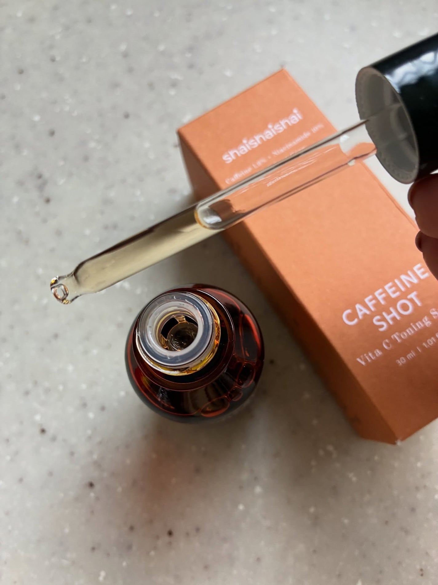 カフェインショット ビタC トーニングセラム/shaishaishai/美容液を使ったクチコミ(2枚目)