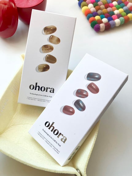 セミキュアジェルネイル(ハンド)/ohora/ネイルシールを使ったクチコミ(7枚目)