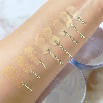 ウォーターレイヤーフィットクッション/ABOUT TONE/クッションファンデーションを使ったクチコミ(5枚目)