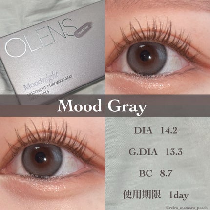 Moodnight 1day/OLENS/ワンデー(1DAY)カラコンを使ったクチコミ(3枚目)
