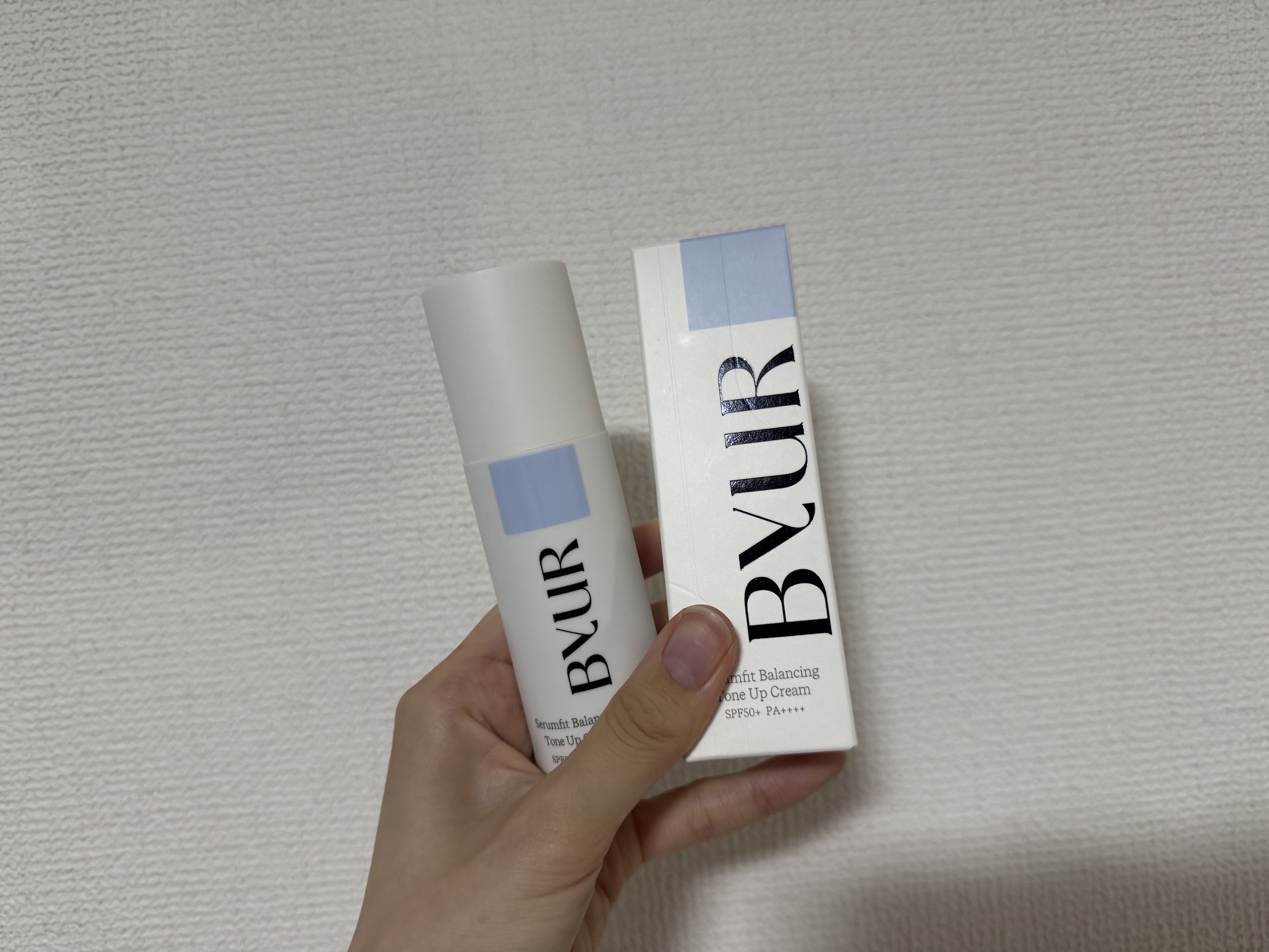 セラムフィット バランシング トーンアップクリーム 02 クリアブルー/ByUR/化粧下地を使ったクチコミ（1枚目）