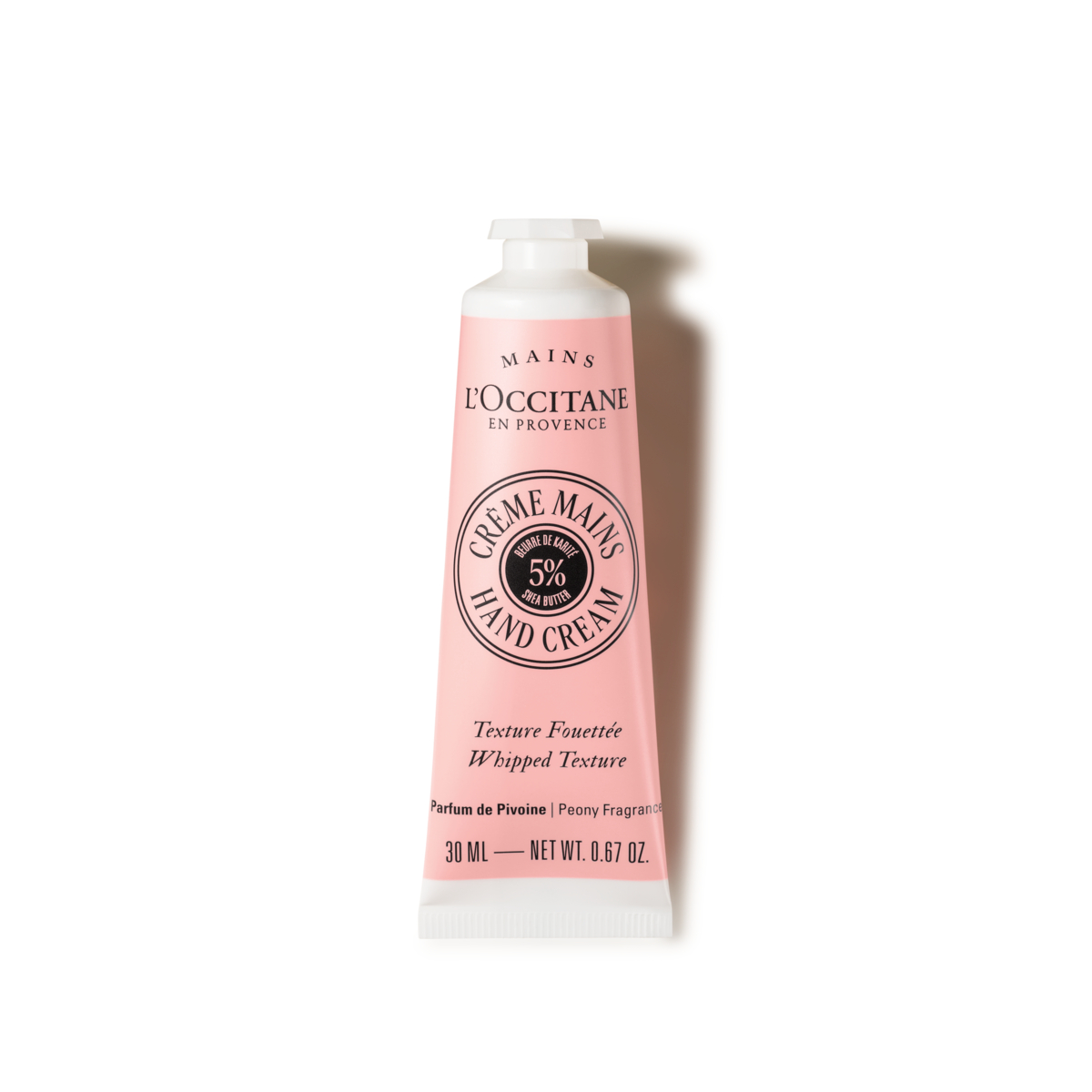 2026/1/7発売 L'OCCITANE カリテコンフォート スノーシア ハンドクリーム（ピオニー）