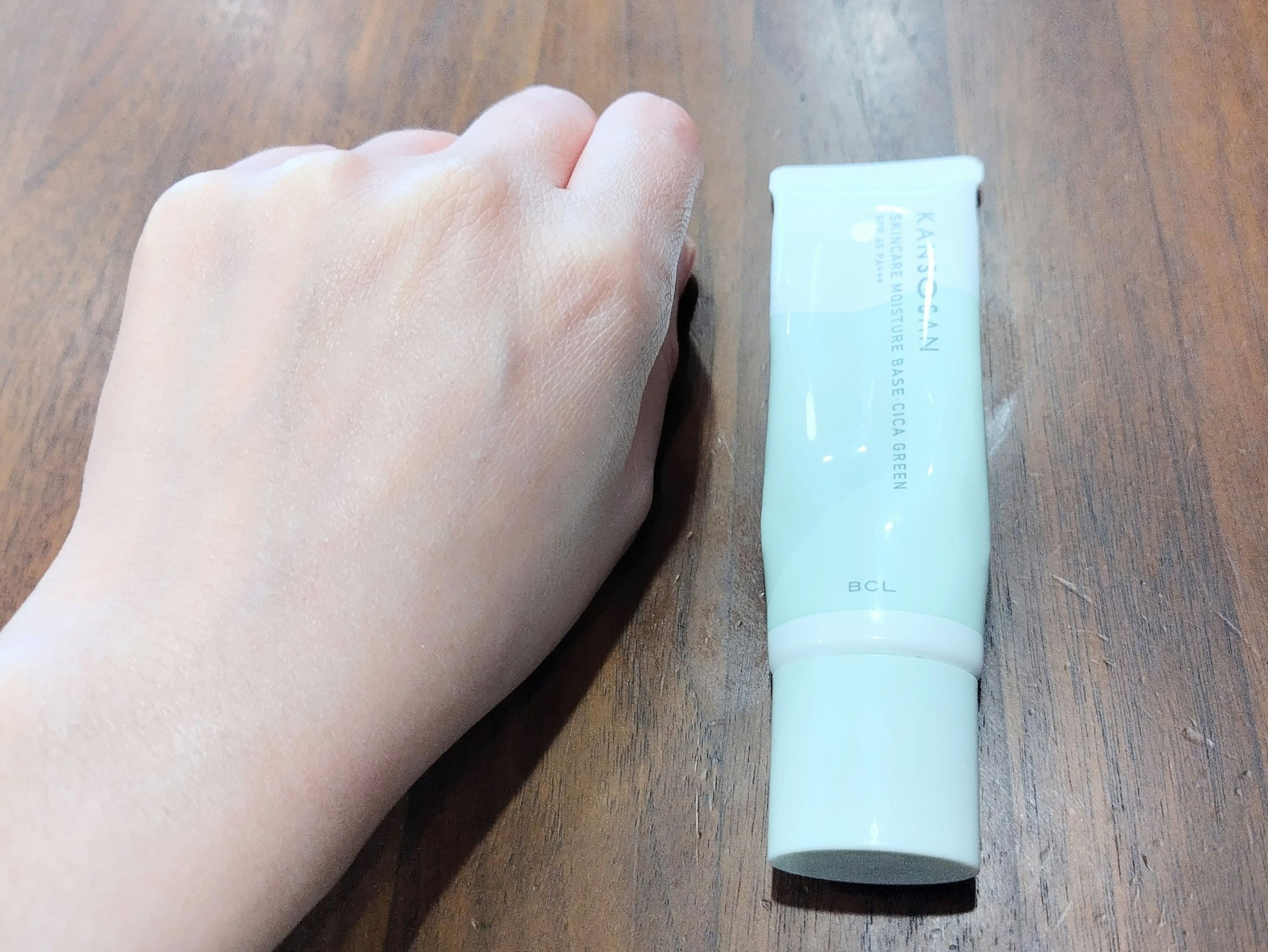 乾燥さん 保湿力スキンケア下地 シカグリーン/乾燥さん/化粧下地を使ったクチコミ（3枚目）