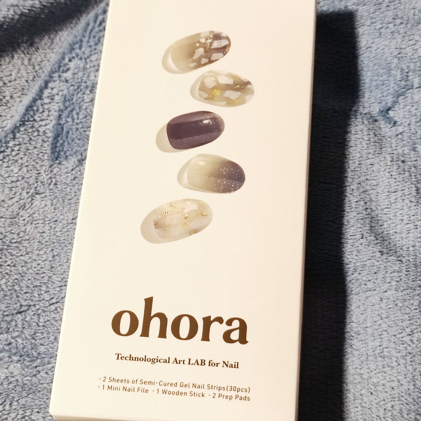 セミキュアジェルネイル(ハンド)/ohora/ネイルシールを使ったクチコミ(2枚目)