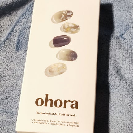 セミキュアジェルネイル(ハンド)/ohora/ネイルシールを使ったクチコミ(2枚目)