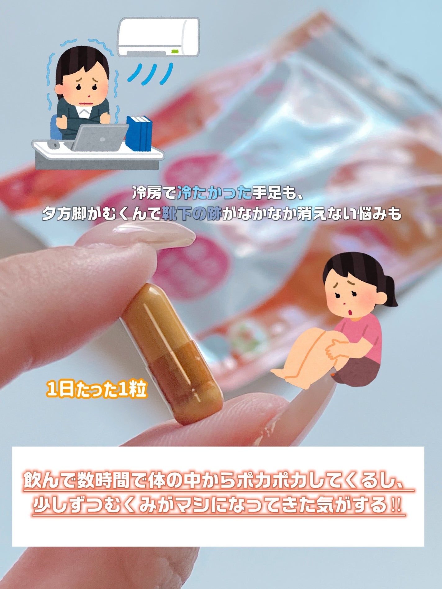 めぐりすらり/河野メリクロン/健康サプリメントを使ったクチコミ(2枚目)