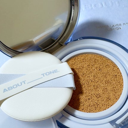 ウォーターレイヤーフィットクッション/ABOUT TONE/クッションファンデーションを使ったクチコミ(4枚目)